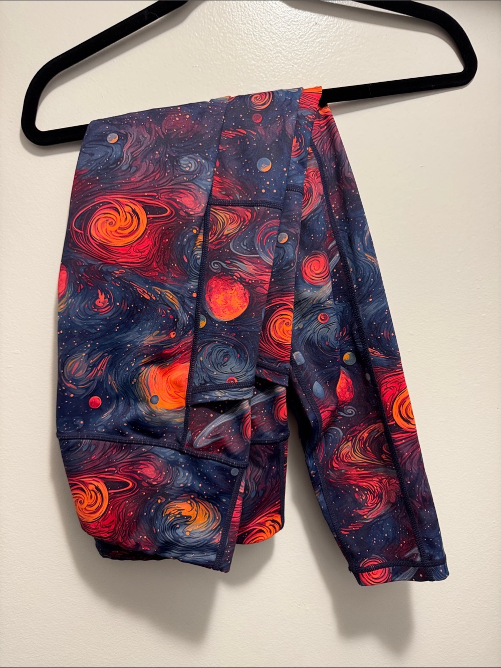 Constantly Varied Gear Cosmic Swirl Leggings, Size Large, Full Length